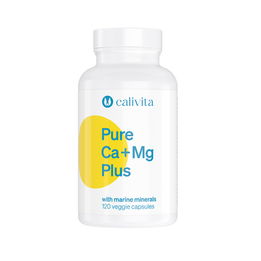 Pure Ca+Mg Plus - 120 növényi kapszula